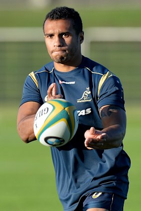 Injured knee: Genia.