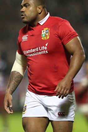 Eye Sore: Kyle Sinckler, pictured here for the British and Irish Lions, has been banned for eye gouging while playing for Harlequins.
