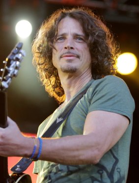 Chris Cornell on stage at the Soundwave music festival in Melbourne Showgrounds in 2015.
