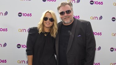 Happy Christmas: Breakfast duo Kyle Sandilands and Jackie Henderson has delivered for KIIS.