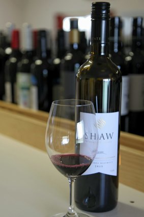 Shaw Vineyard Estate's winning wine had strong blackcurrant and earthy notes.