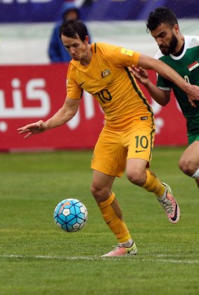 Australia's Robbie Kruse has overcome a knee knock and will be available for the match against Germany.