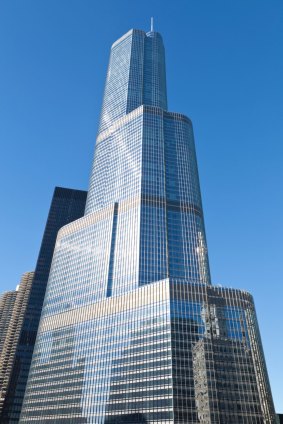 Tax avoidance has helped Trump enjoy his wealth from his real estate holdings, according to his former accountant. Pictured: Trump International Hotel & Tower.