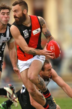Hal Hunter playing in the VFL in 2013.