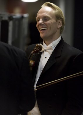 Charismatic: Violinist Dale Barltrop led the MSO's performance of Vivaldi's Four Seasons.
