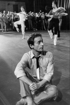 Murphy at auditions for West Side Story in 1982.  