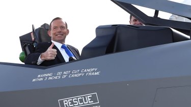 In April 2014 Tony Abbott announced Australia would buy 58 more F-35 fighters.