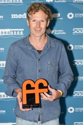 Sean Kruck at Flickerfest in January 2015, where his short film won the Canon Award for Best Direction in an Australian Short Film.