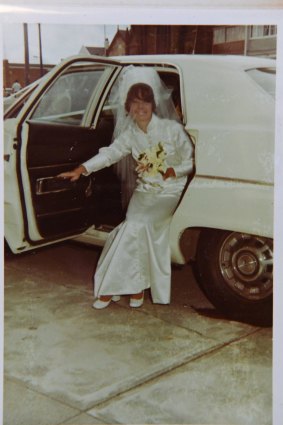 Lynette White on her wedding day.