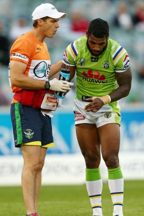 Sisa Waqa is out with an injured knee.
