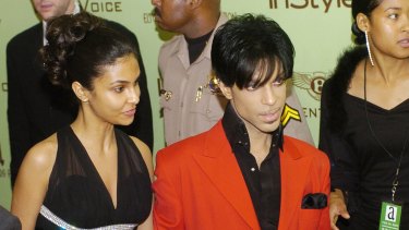 Prince with his second wife Manuela Testolini.