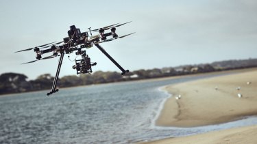 New take: A drone camera used to capture some of the action in the series.
