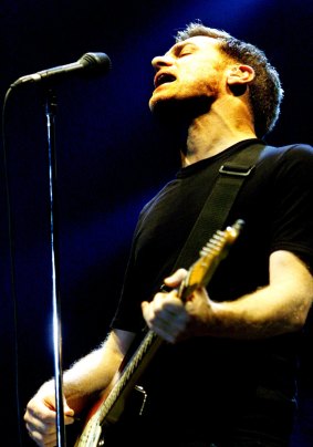 Bryan Adams performs at the Newcastle Entertainment Centre.