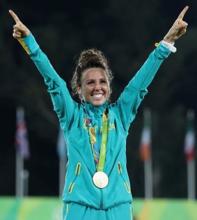 Chloe Esposito became Australia's first medalist in modern pentathlon at Rio.