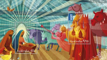 Australia S Most Controversial Stamp The Surfing Santa Of 1977