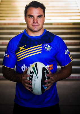 New in blue: Anthony Watmough will turn out for Parramatta in 2015.