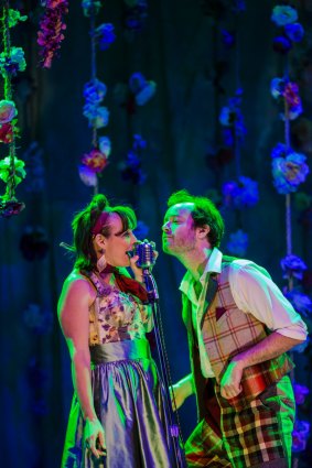 Abi Tucker and Gareth Davies in Bell Shakespeare's As You Like It at Canberra Theatre. 

The Canberra Times

Photo Jamila Toderas