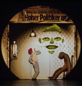 <em>Golem</em> is a clever combination of animation, live music and performance by British theatre company 1927.
