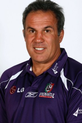 Steve Malaxos in his time as a Fremantle assistant coach.