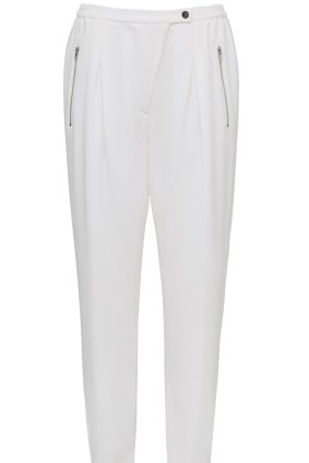 French Connection soft zip pant, $129.95.

