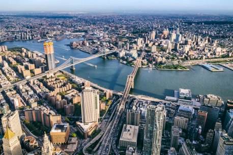 The view from Manhattan to Brooklyn. Each neighbourhood within Brooklyn has its own atmosphere. 