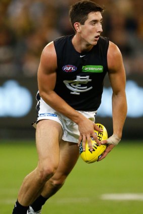 Rising Star: No.1 draft pick Jacob Weitering has made an impressive start to his career with Carlton.