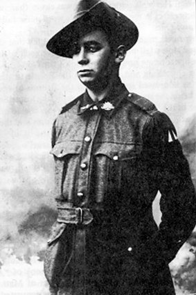 Harold Edwards in World War I uniform.