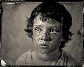 'Heath', from a series of wet plate collodion photographs made by New Zealand-based artist, Paul Alsop, in his darkroom caravan.