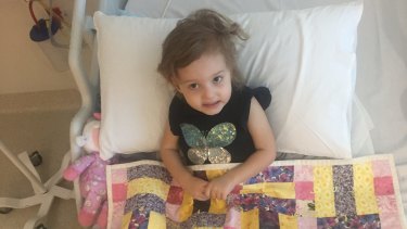 Lailah will have to travel to Brisbane on a weekly basis once she begins treatment as an outpatient.