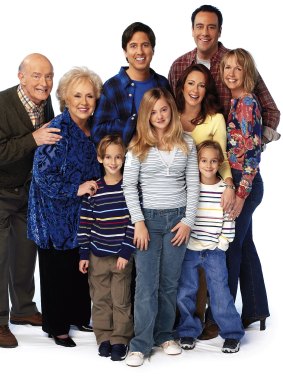 Sawyer Sweeten, front right, with the cast of Everybody Loves Raymond in 2004.