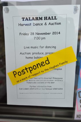 The Talarm Harvest Dance and Auction in Macksville has been postponed.
