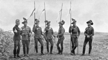 New South Wales Lancers in South Africa during the Anglo-Boer war.
