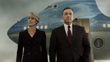 No comparison? Kevin Spacey and Robin Wright in the Netflix TV drama <i>House of Cards</i>