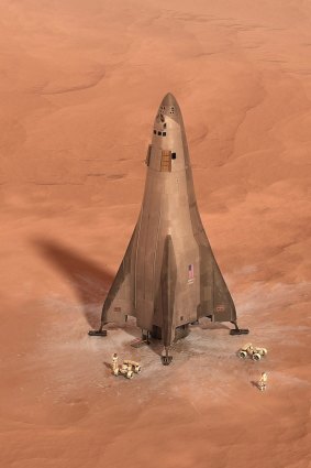 The Mars surface lander could allow astronauts to explore the surface for two weeks at a time