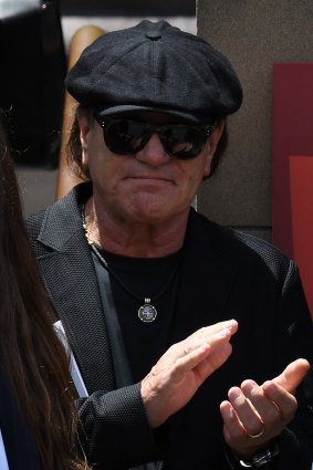AC/DC frontman Brian Johnson. 
