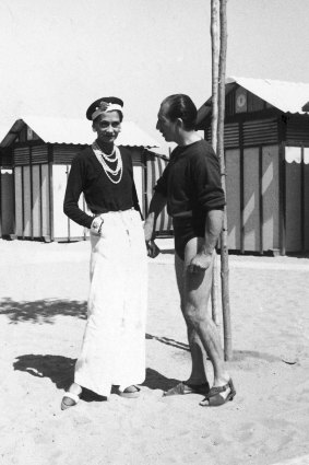  Coco Chanel in Venice, 1937.