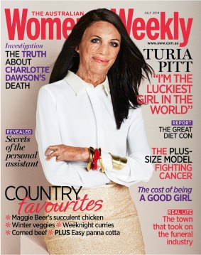 Turia Pitt on the July 14 cover of the Australian Women's Weekly.