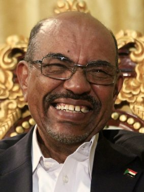 Defiant: Sudanese President Omar Hassan al-Bashir.