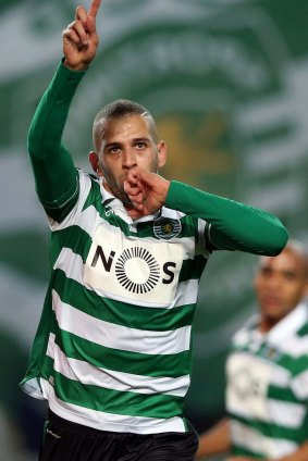 Islam Slimani will join up with EPL champions Leicester City.