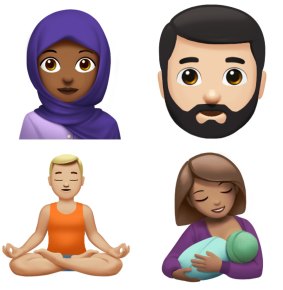 New emojis coming include a woman in a hijab.