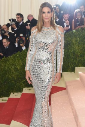 Best Dressed: Cindy Crawford, the ultimate in sophistication, at the Met Gala.
