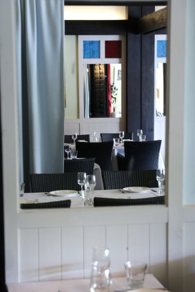 Intimate: Table for two at the Lanterne Rooms.