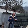 Ilona Ambrus, who had terminal cancer, arrived at her property to find it destroyed by fire. There is a warrant out of her husband.