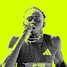 Drawing comparisons: Sprint king Usain Bolt and rising star Gout Gout.
