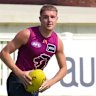 Brisbane Lions footballer Koby Evans.