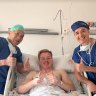 Restricted Australian neurosurgeon Charlie Teo performing surgery in Spain