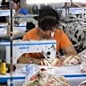 Garment workers in Guangzhou’s “Shein Village” district work through their lunch break to churn out fast fashion destined to be sold on Chinese e-commerce site Pindoudou.