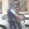 An image captured by a local appears to show Thaler’s arrest.
