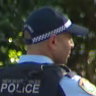 A man is in a serious condition after being shot by police in Mayfield, NSW after he allegedly ran at officers armed with a meat cleaver.