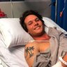 'He's doing great and singing Baby Shark': Support pours in for surfer mauled in WA's South West